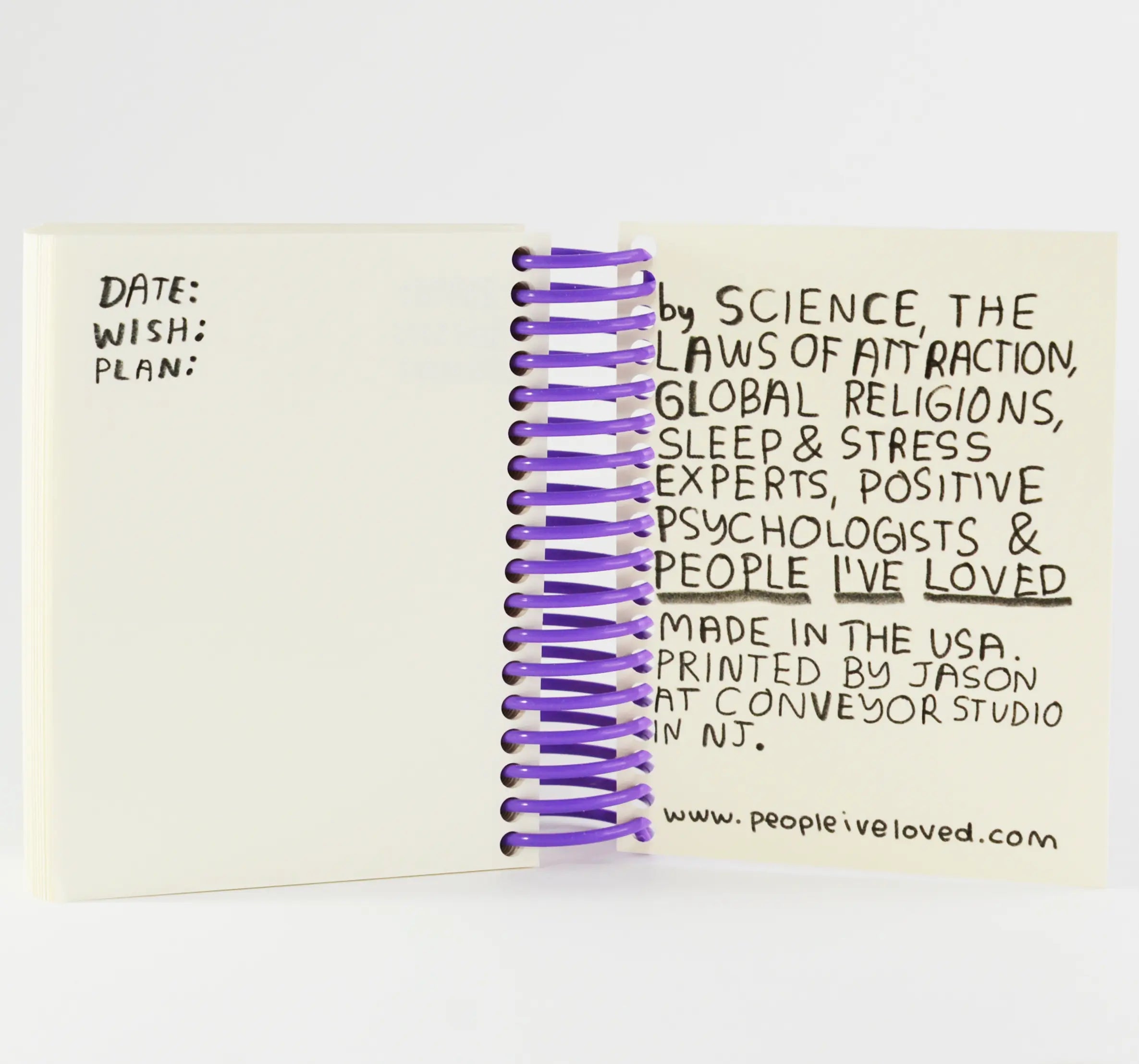 Wish It, Attract It, Make It Real Journal People I've Loved