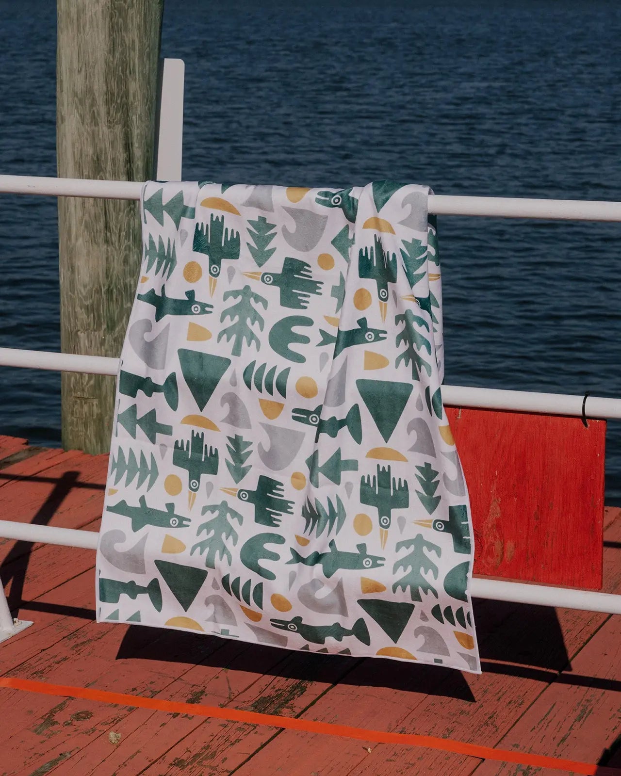 Folklore Beach Towel Woosah Outfitters