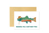 Birthday Fish Card Woosah Outfitters