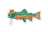 CowTrout Sticker Woosah Outfitters