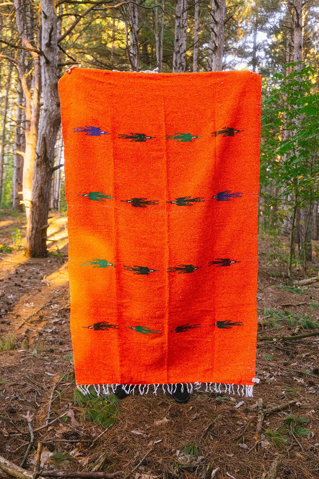 Orange Thunderbird Blanket West Path