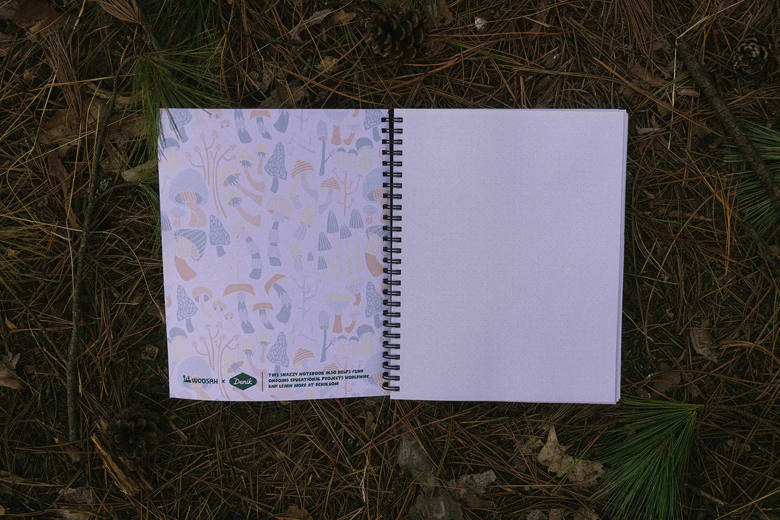 Fungi Wire Notebook Woosah Outfitters