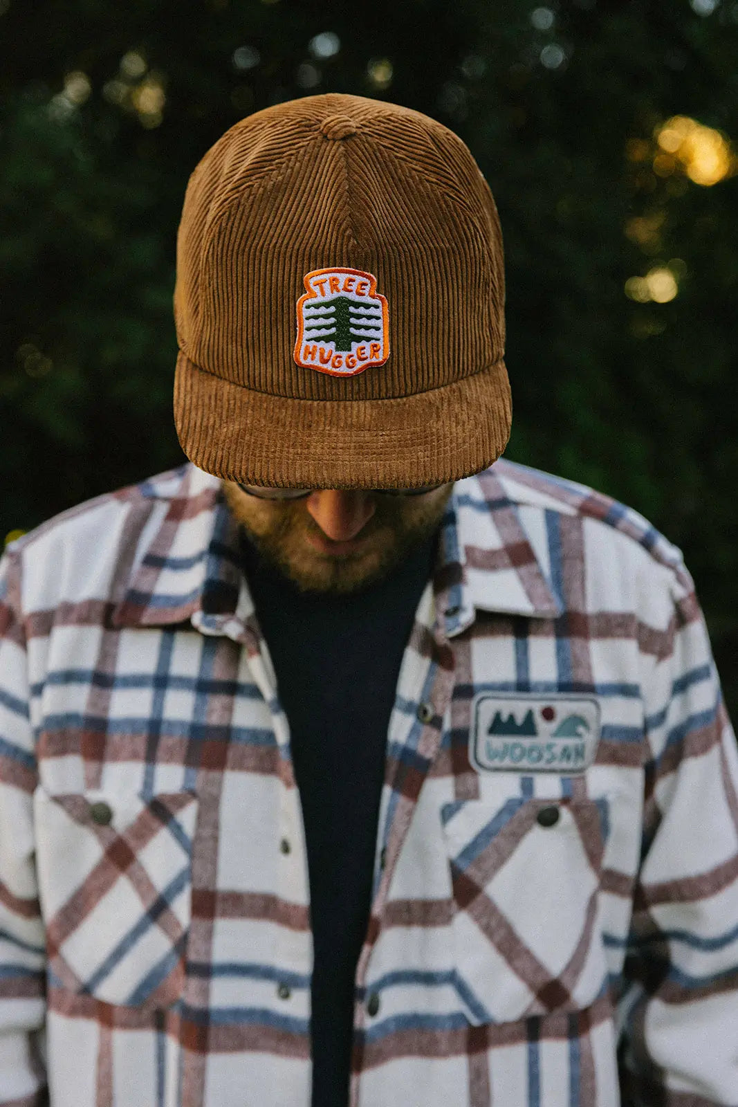 Tree Hugger Corduroy Hat Rust Woosah Outfitters