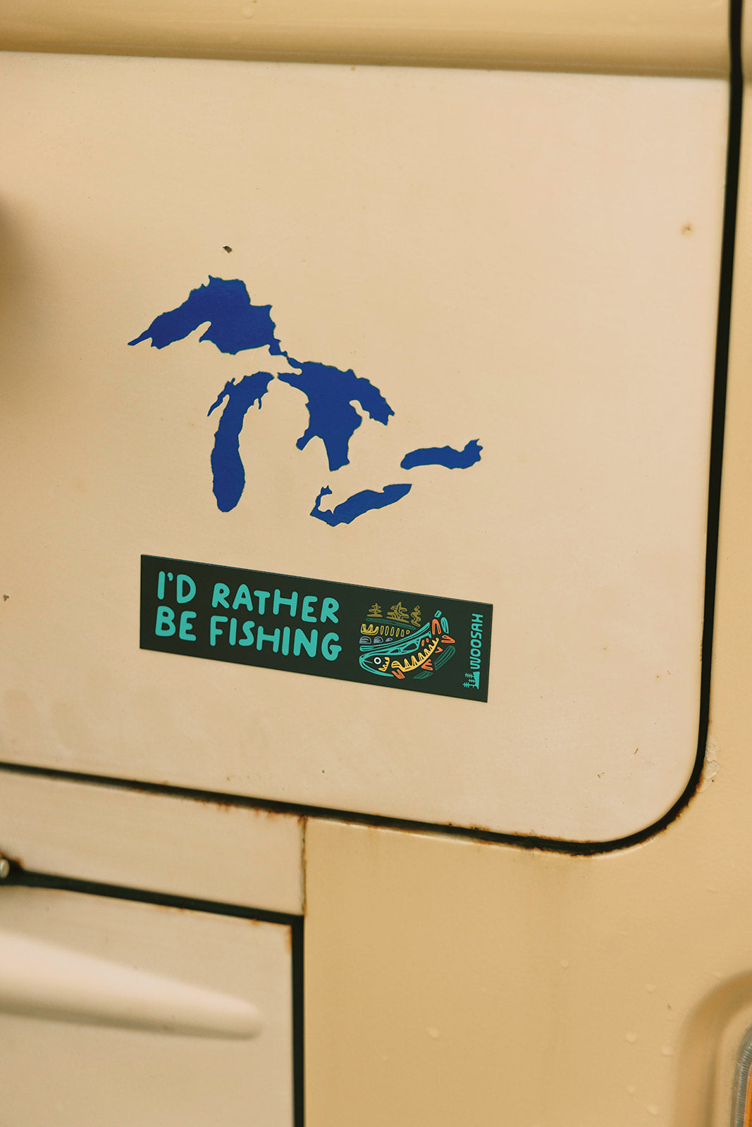 I'd Rather Be Fishing Magnet