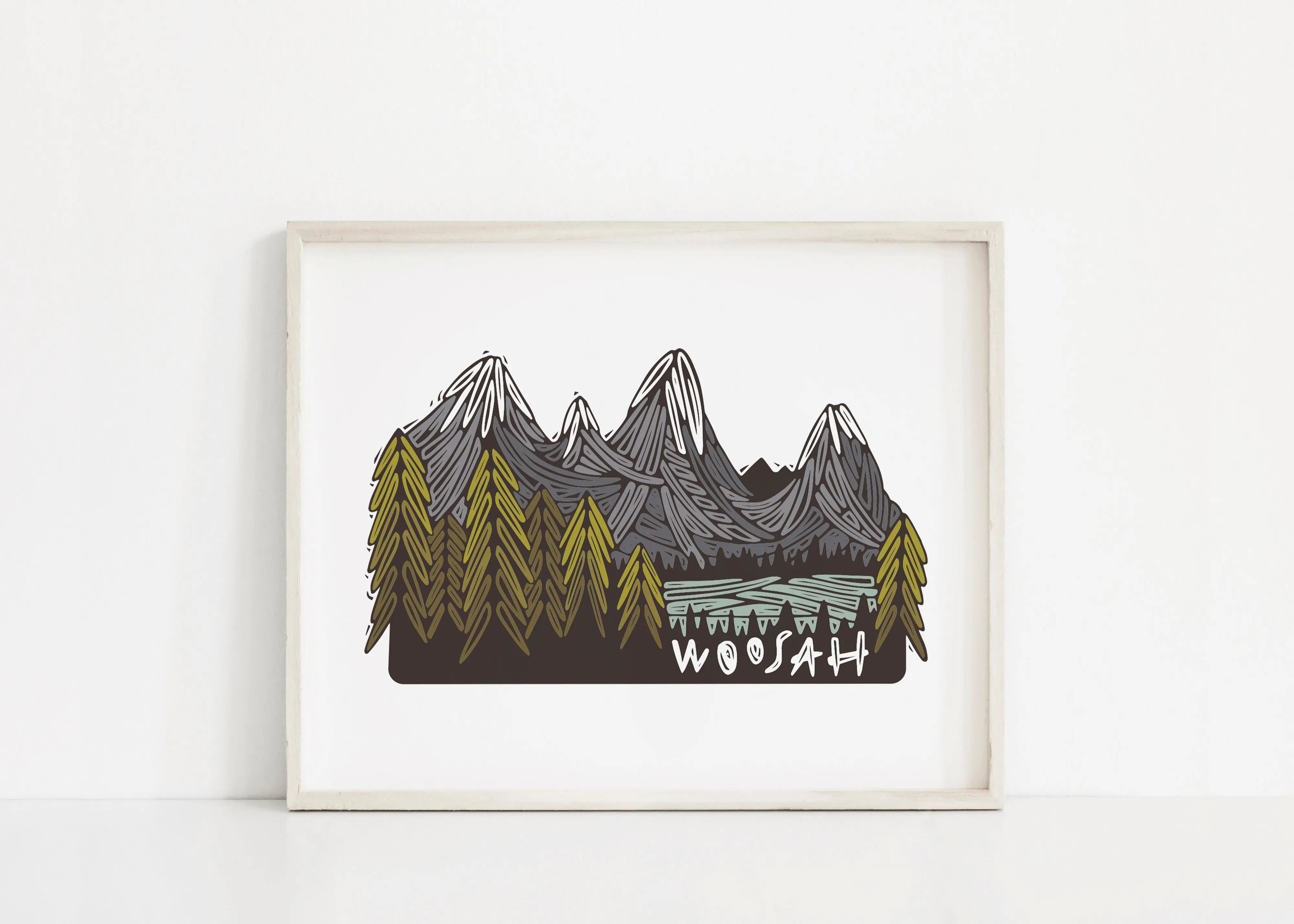 North Cascades Print Woosah Outfitters