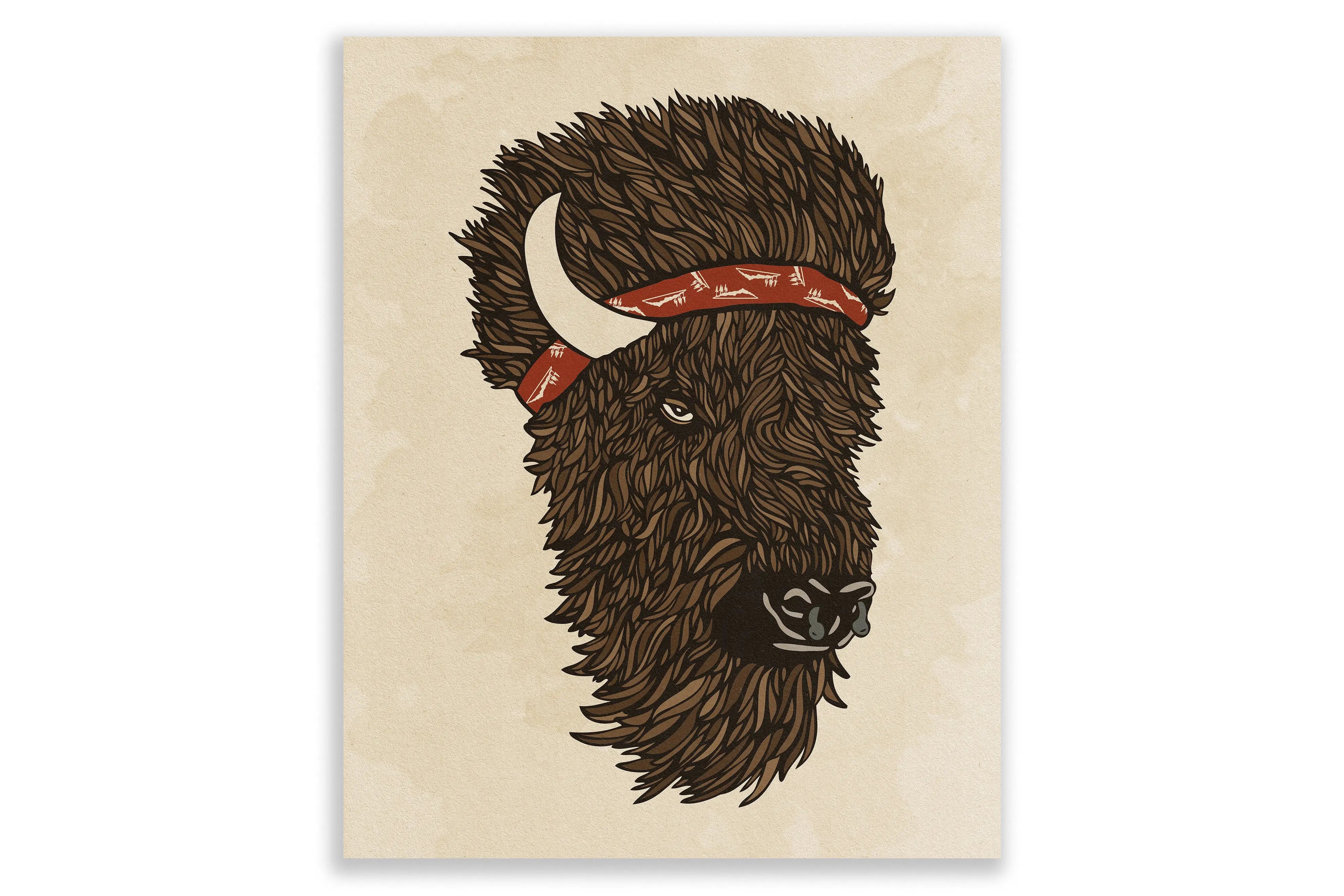 Bison Print Woosah Outfitters