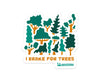 Brake for Trees Sticker Woosah Outfitters