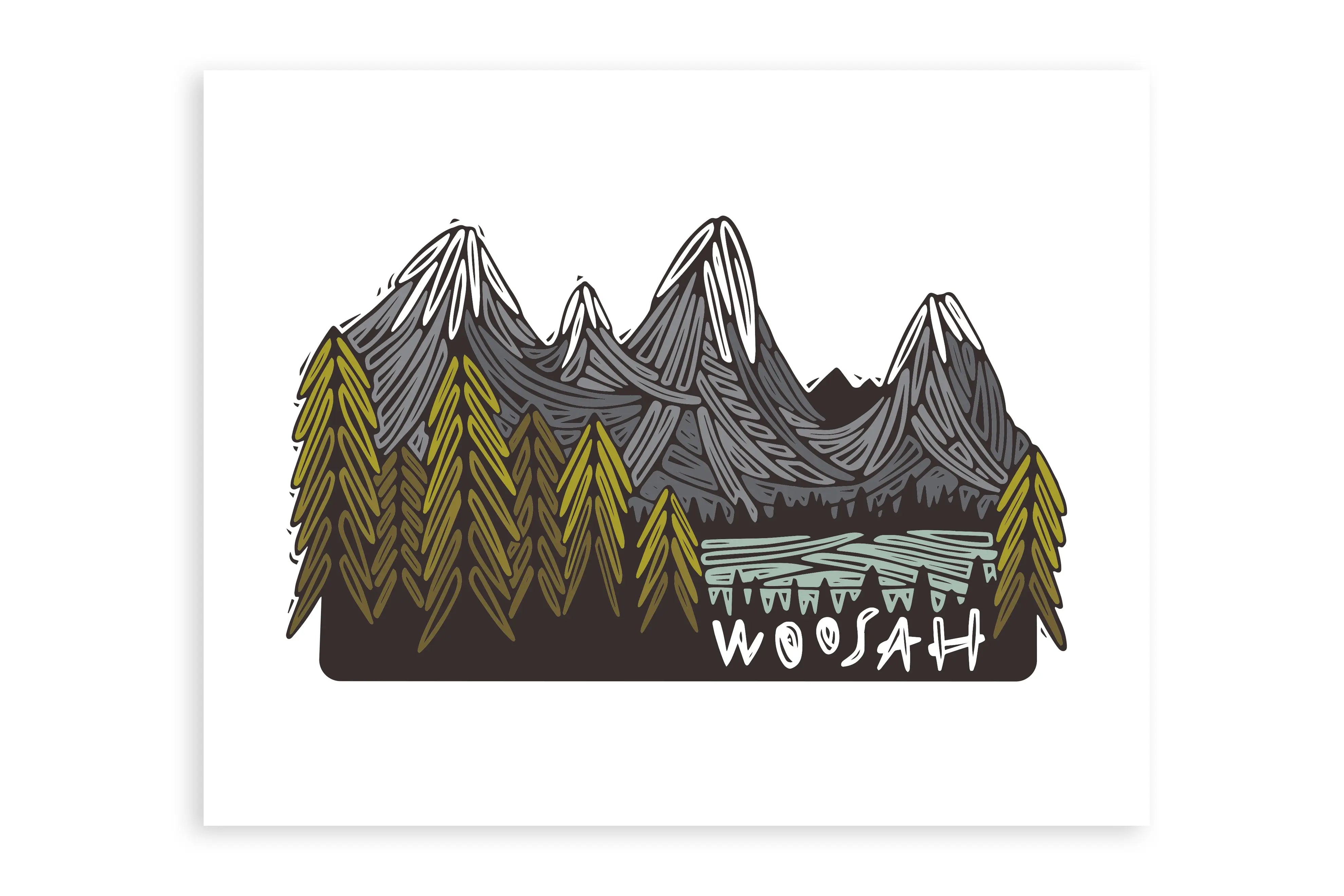 North Cascades Print Woosah Outfitters